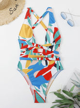 Women Printed One-piece Bikini