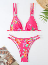 Bikini de dos piezas estampado
