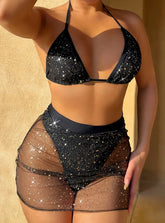 Two Piece Sequins Bikini