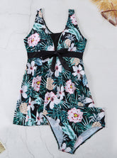 Two Piece Print High Waist Bikini