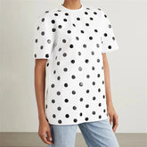 T-Shirt mit Punktemuster