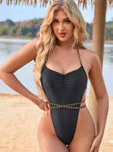 Strap Backless Bikini