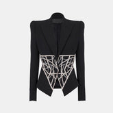 MARYL BLACER Negro con Cintura de CRISTAL