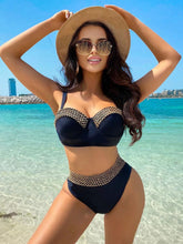 Split Hard-clad Steel Bathing Suit