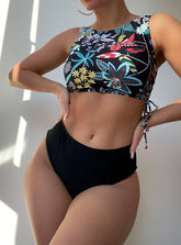 Women Print Triangle Cup Bikini