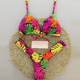 Einteiliger Badeanzug mit Blumenmuster im Hawaii-Resort-Stil