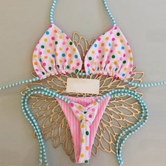 resort storm point tie split bikini
