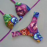 Trendiges Bikini-Set mit Print