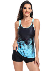 Gradient Split Swimsuit Bikini