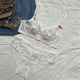 Transparent Mesh Lingerie Set