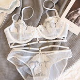 Floral See Through Lingerie Set
