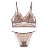 U-Shaped Lace Thin Lingerie Set