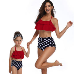 Leopard/Floral 2-Piece Bikini Suit Swimsuit