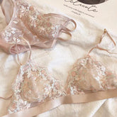 Embroidered Lingerie Set