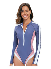 Long-Sleeved Sun Protection One-Piece Swimsuit