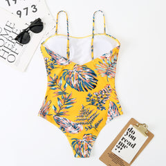 Printed One-Piece Swimsuit Bikini