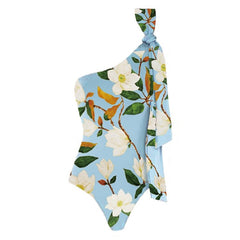 Small Fresh Floral One-Piece Swimsuit Set