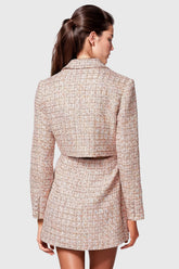 Textured BlazerDress - Pink
