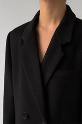 Warm Classic Blazer- Black