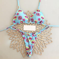 personality resort style eye sling bikini