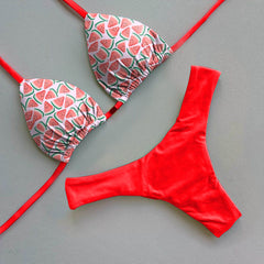 Watermelon Summer Bikini Set