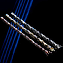 Glitzerndes Tennisarmband aus Sterlingsilber mit 3 mm Zirkonia