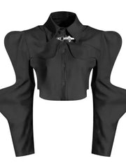 SHORT 2 PIECE JACKET with PUFF SLEEVES
