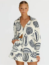 2-teiliges Set mit Sommerprint für Damen