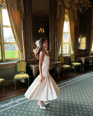 Sommer Damen Rüschen Hosenträger Kleid - Modische Kleidung