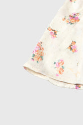 Minivestido de satén - Beige