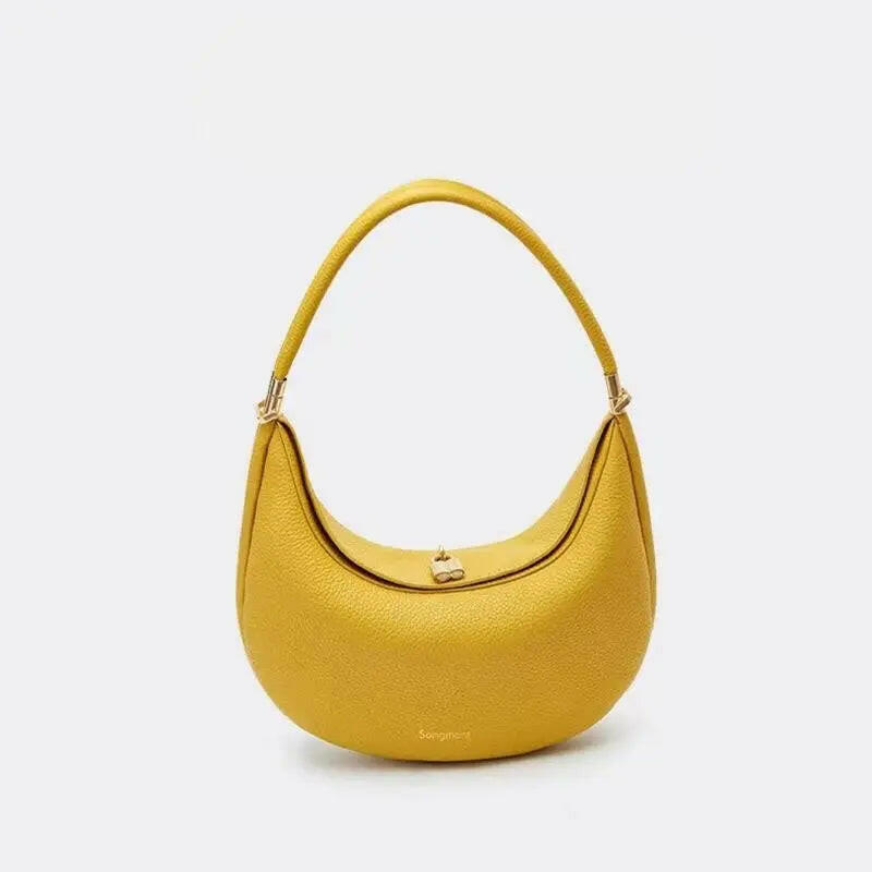 Bolso de hombro y axila de cuero sintético para mujer de moda 