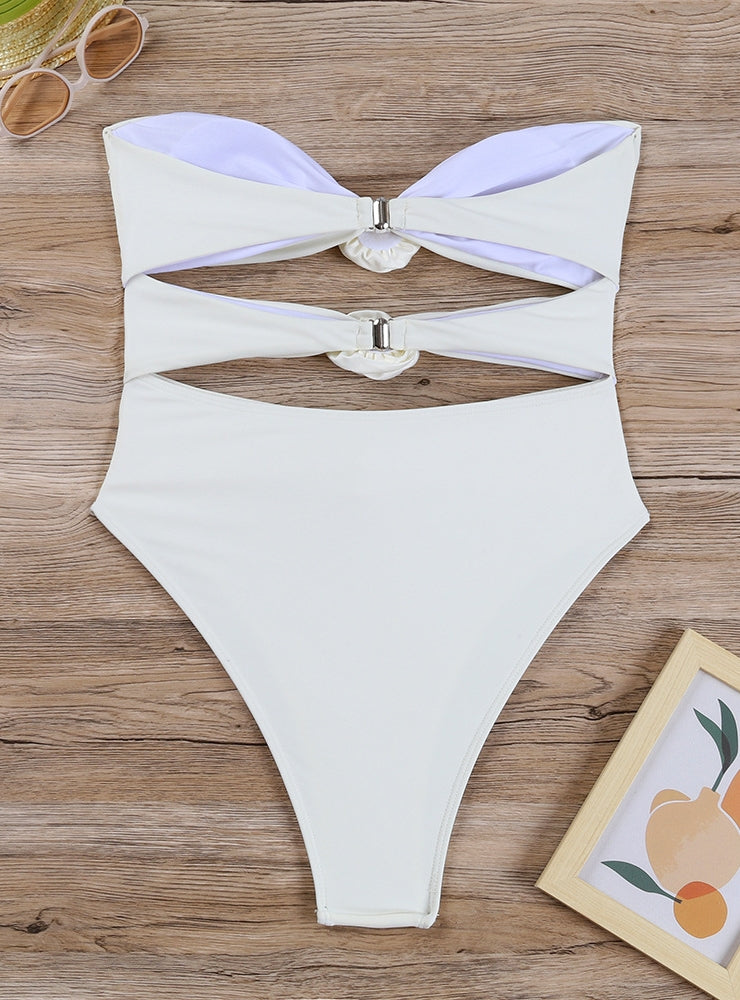 3D Flower One-piece Swimsuit