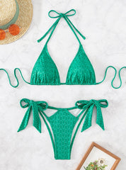 Grüner Bikini für Damen