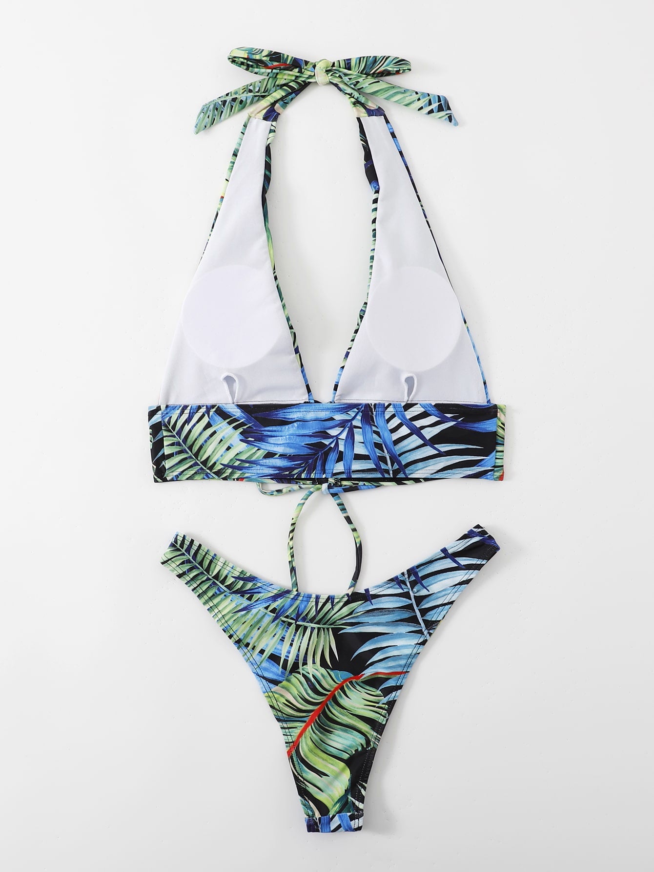 Bikini mit geteiltem Seil 