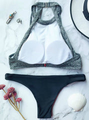 Conjunto de bikini de traje de baño de playa para mujer