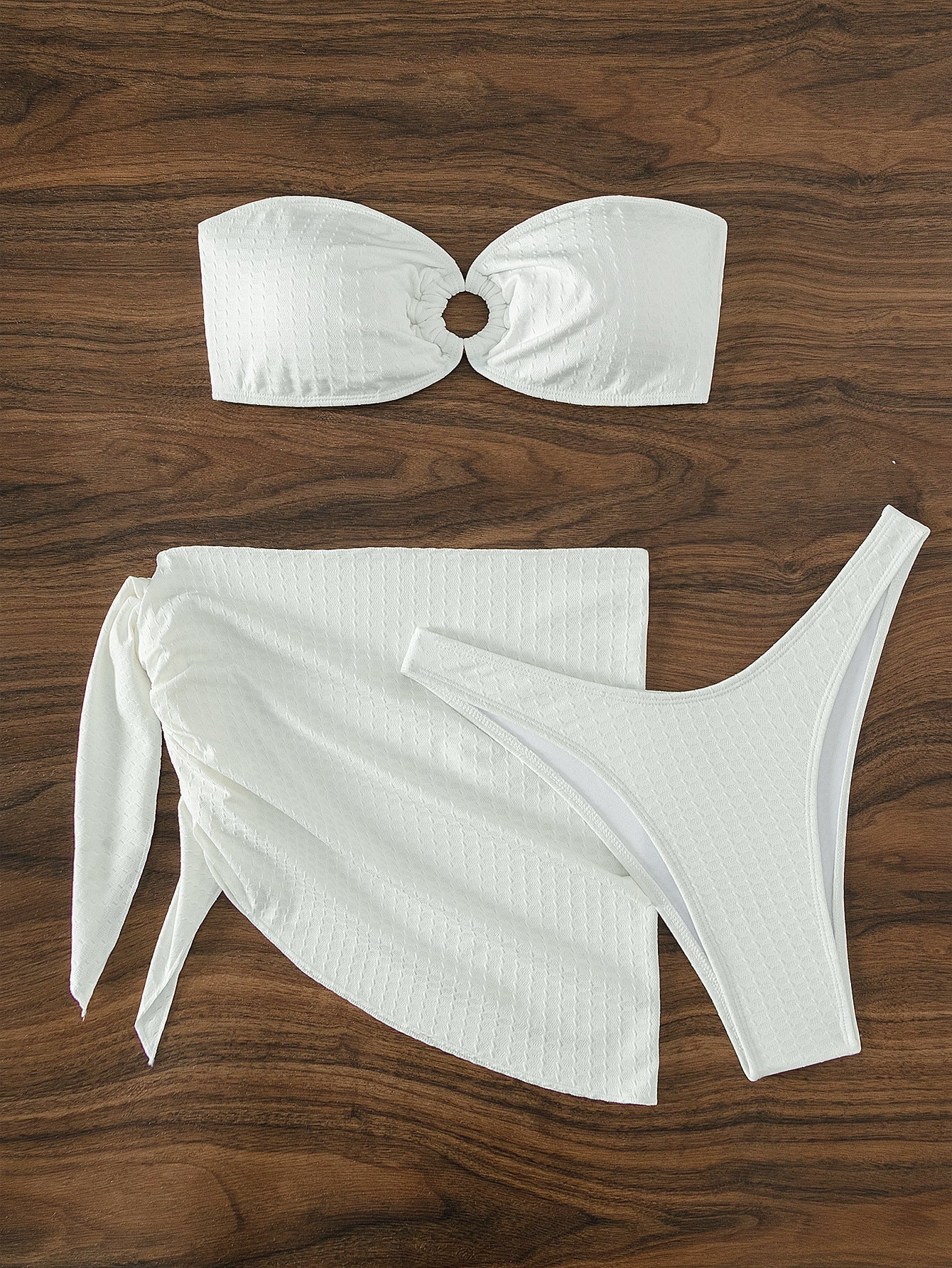 Tube Top Three-piece Beach Bikini