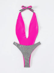 Bikini conjunto con cuello halter