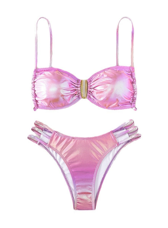 Durchbrochener Bikini aus Spezialstoff