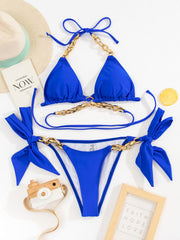 Strandbikini mit Kette