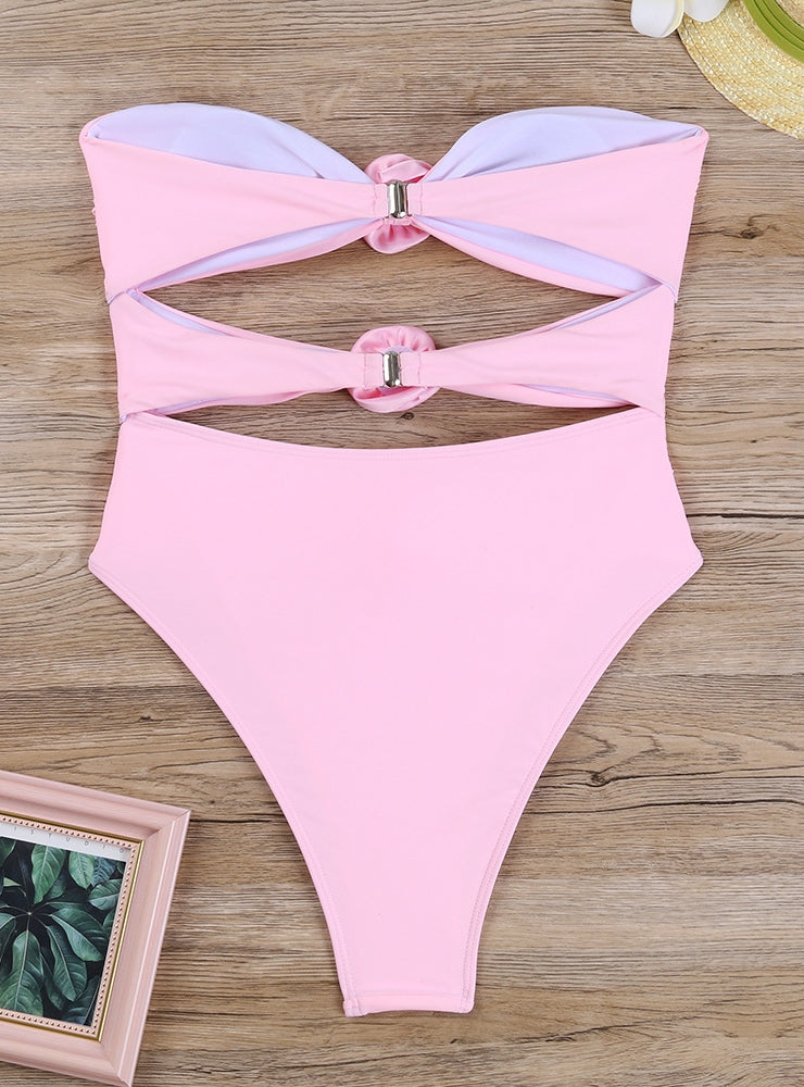 3D Flower One-piece Swimsuit