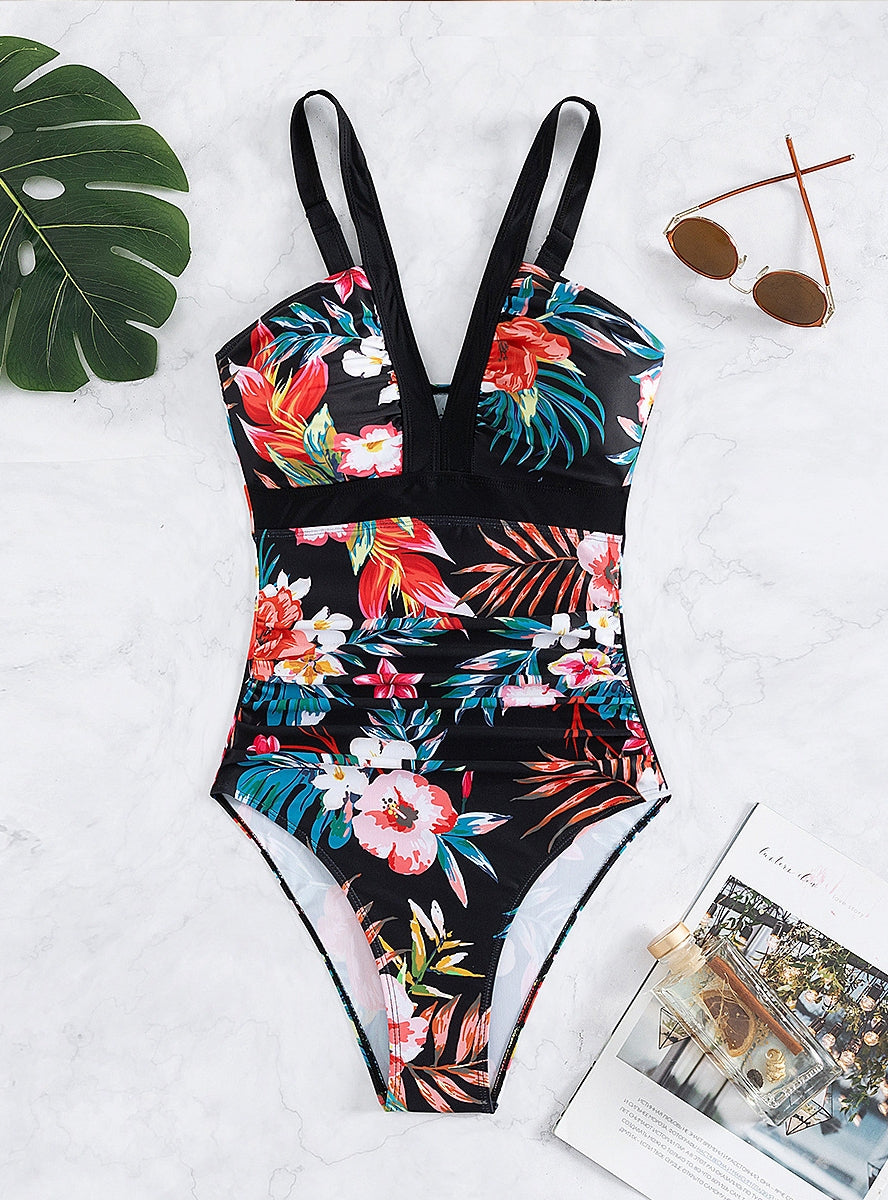 One-piece Print Swimsuit