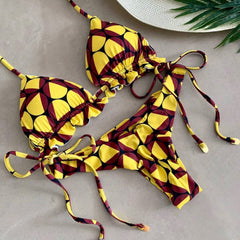 bikini retro con tirantes 