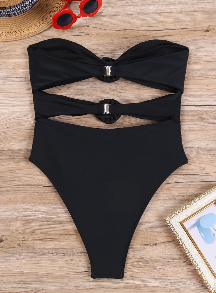 3D Flower One-piece Swimsuit