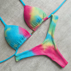 Trendy Tie Dye Bikini