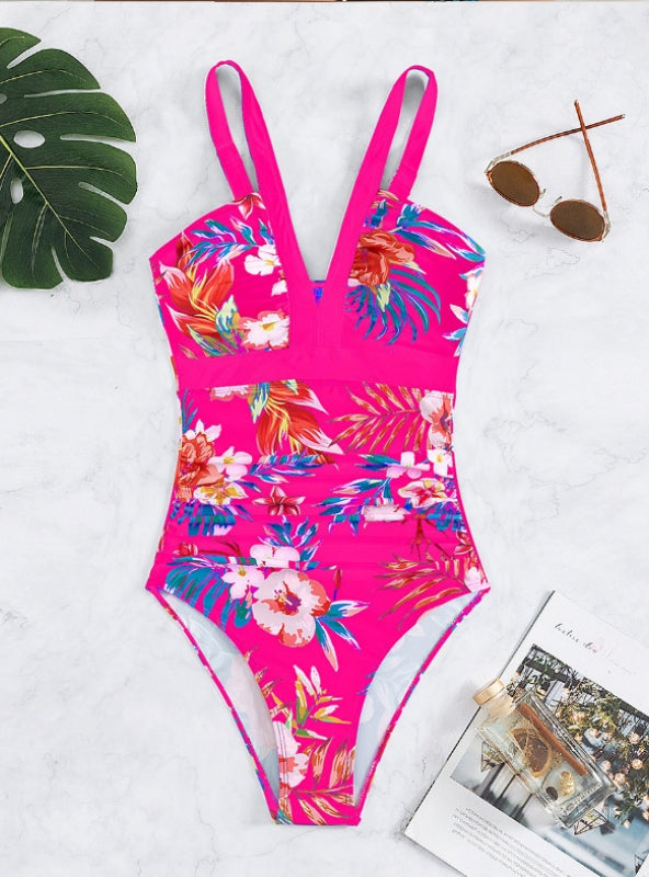 One-piece Print Swimsuit