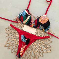 Bikini estilo bohemio chic para resort 