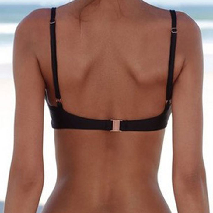 Top de bikini brasileño tipo bralette cómodo