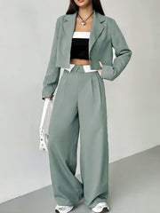 Casual 2-Piece Suit - Green