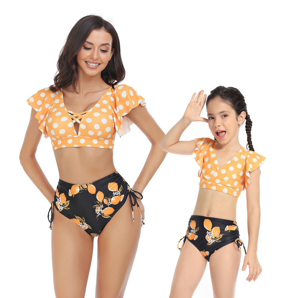 Parent-Child Bikini Two-Piece Swimsuit