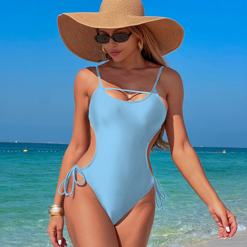 Huludao Backless Swimsuit One-Piece Swimsuit